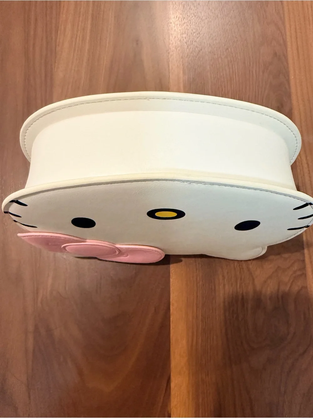 Stoney Clover Lane Hello Kitty White Cosmetic Pouch with Pink Bow